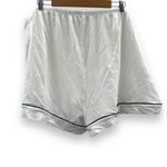 J.Crew White & Navy Blue Pajama Pull-On Shorts Sz 3X Photo 1