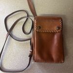 Patricia Nash  Leather Small Boho Chic Western Coastal Cowgirl Phone Crossbody Photo 0