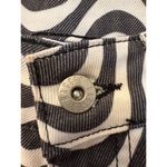 The Ragged Priest Wide Leg Dad Fit Black White Wave Print Jeans Size 24 Photo 7