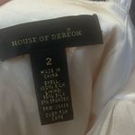 BEYONCE DRESS HOUSE DEREON SILK BUSTIER BOHO COCKTAIL WEDDING FAIRY Blue Size 2 Photo 2