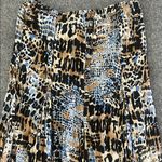 Rafael Leopard Print Midi Skirt Size M Black Size M Photo 2