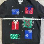 Alfred Dunner  Vintage Black Christmas Sweater Photo 3