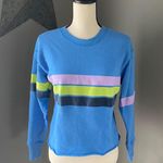 Aerie Pullover Striped Sweater Blue Sz XS Photo 7