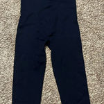 BLANQI Navy Blue Everyday Maternity Belly Support Capri‎ Leggings Medium Size undefined Photo 0