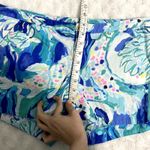 Lilly Pulitzer Adie Brilliant Blue Aquatic Garden Print Preppy Shorts 8 Photo 5