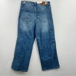 Judy Blue  wide leg high waist crop jeans braid detail size 7/28 NWT Photo 2