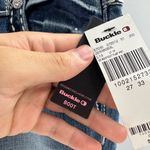 Buckle Miss me Y2K 90s 2000s blue  distress embroidered bootcut jeans 29x33 Long Photo 11