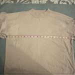 Mud Pie  Tiered Ruffle Sleeves Sweater pale pink size L Photo 3