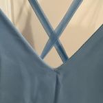 Faviana  Blue Ruffle Skirt Gown Size 16 US $328 Photo 6