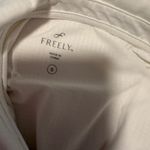 White Fitted Polo Tank Top with Buttoned Neckline Photo 3