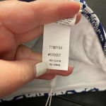 Trina Turk Indochine String Hipster Bikini Bottom in Midnight & White Size 6 Photo 10