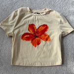 SheIn Floral Baby Tee Photo 1
