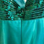 Blush Prom Green Strapless Dress Photo 1