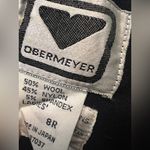 Obermeyer Vintage Black 8R Wool Stirrup Ski Bib Made Japan Snow Pants Jumpsuit Photo 8