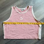 Puma  Classic Crop Top Pink White XL Sporty Athleisure Photo 7
