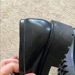 H&M Chunky Black Loafers with Gold Buckle Photo 4