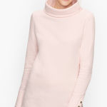 Talbots | Pink Cowl Neck Fleece Lined Top Sz LP Photo 0