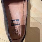 FitFlop  Siren Black Leather Espadrille Slip-Ons size 6.5 Photo 5