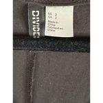 Divided H&M  Black Short Sleeve Button Down Ruffle Hem Fit & Flare Dress Size 2 Photo 4