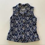 Via Penny Lane Reworked Apparel | Dog Mother Wine Lover Brocade Denim Vest M Size M Photo 0