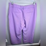Abercrombie & Fitch ‎ Sloane Purple Tailored Ultra-Wide Leg Pants Size Large Photo 1
