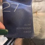 Pilcro  Slim Boyfriend Crop Jeans Embroidered Side Stripe Photo 7