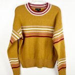 Jessica Simpson Rai Striped Crewneck Long Sleeves Sweater, Size Large Photo 0