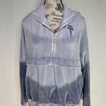 Electric & Rose Leo velour windbreaker sweater in ombré denim size S small Photo 0