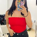 ZARA Red Tube Top Photo 0
