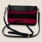 Burberry ULTRA RARE Overdyed Canvas Striped Peyton Crossbody Clutch Bag Photo 0