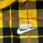 Nike Yellow Plaid Crop T-Shirt Photo 3