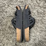 Birkenstock  Sandals Womens 37 US 6.5 7 black leather Strappy Photo 8