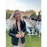 Slate + Willow Black 100% Lambskin Leather Faux Fur Lapel Leather Jacket sz L Photo 5