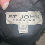 St. John  Evening Black Shawl Collar‎ Short Sleeve Jacket Size 10 Photo 1