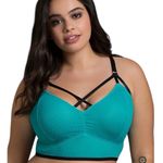 Torrid  Strappy Bralette Bra Ceramic Lace Sheer 3 3X 22 24 New Photo 0