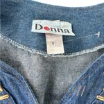 Blue Denim Studded Jacket and Pants Set blue Jean 1980’s vintage Photo 1