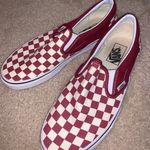 Vans Maroon Slip Ons (men’s 8/ women’s 9.5) Photo 0