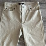 Ralph Lauren Lauren Goat Suede Straight Leg Pants, Size 12 New w/Tag Retail $695 Photo 6