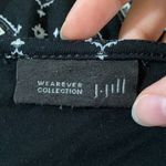 J Jill Wearever collection layered tunic oriental Geo print and solid black Size L Photo 8