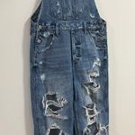 American Eagle  Overalls Denim Distressed Photo 0