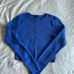 Brandy Melville Cropped Sweater Blue Photo 0