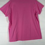 AZALEA SITTING KITTY PRINTED SHORT SLEEVE COTTON TEE WOMENS LG PINK PREOWNED Photo 2