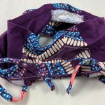 Silence + Noise MD Purple Tribal Bustier Crop Top Photo 4