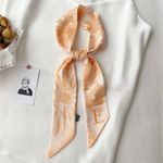 Initial / Letter E Thin Purse Scarf / Hairband / Scarf Photo 1