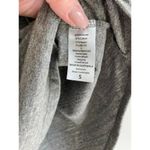 LuLaRoe Small Gray Raglan Tunic Top 3/4 Sleeve Geometric Pattern Sleeves Photo 2