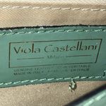 Viola Castellani Olive Green Leather & Suede Convertible Backpack/Handbag Photo 6