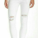 Current/Elliott Current/Elliot White The super High waist stiletto salty Destroy size 28 Photo 0