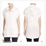 Alice + Olivia  Tate White Hooded Cargo Jacket Photo 1