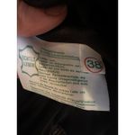 Vintage Butter Soft Black Leather Moto Jacket Brown Trim Quiet Luxury Minimalist Size L Photo 15