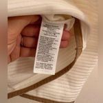 J.Crew NWT Quilted Snap-Front Pullover Size L / Color Ivory Photo 8